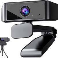 X-Kim Full HD 1080P Webcam with Microphone, USB Web Camera for Computer, Streaming Webcam for PC Laptop/Desktop, Zoom/Skype/Team