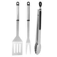 HI grill cutlery 37cm 3-piece stainless steel
