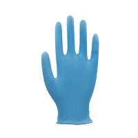 Azul Vitril desechable Vitril guantes de protección y examen Guantes desechables Paquete de 100 STOCK RESTANTE ABSOLUTO BANGER N