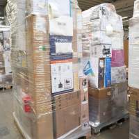 33 palets de mercancías ABC – mercancías devueltas | Cafetera para microondas