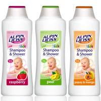 Shampoo + Shower Gel , Children's Shampoo Hair Alpinweiss Papaya Mango 400 ml