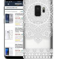 Samsung Galaxy S9 Handyhülle - Transparent mit hübschen Designs - 400 Stck. - Schutzhülle - Handy Cover - Schutz