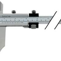 Workshop caliper DIN862 300mm with FE with tips beak-L.90mm