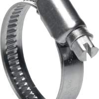 Hose clamp 12 mm, 70-90 mm, W4, stainless steel, DIN 3017, 25 pcs