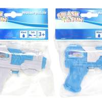 Splash & Fun water gun blue/white, sorted, 11cm, 5 pieces