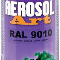DUPLI-COLOR Buntlackspray AEROSOL Art, reinweiss glänzend, RAL 9010, 6 Stück