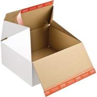 ColomPac® Premium snap bottom carton self-adhesive closure white
