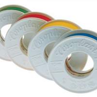 Insulating tape yellow B.15mm L.10m acid-resistant COROPLAST, 20 pieces