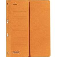 Falken eyelet folder DIN A4 commercial. Binding 250g cardboard orange