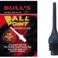 Bulls 100 soft dart tips with large thread 10, 1 bag