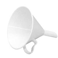 WACA funnel with handle 12cm plastic, white pack of 5