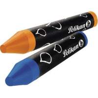 Pelikan wax crayons in a case, blue, 8 colors with a round tip and scraper