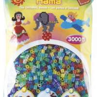 HAMA beads GLITTER 3000 pieces, 1 bag