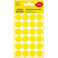 AVERY ZWECKFORM labels marking point Ø18mm yellow 960 pieces