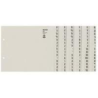 Leitz register series 13060085 DIN A4 AZ for 6 folders dew paper grey