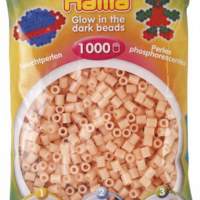 HAMA beads NIGHT GLOWING PINK 1000 pieces, 1 bag