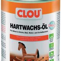 CLOU Hartwachs-Öl flüssig, farblos, 750ml, 4 Stück