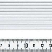 Gliedermaßstab 2m weiß Kunststoff BMI