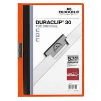 DURABLE clip folder DURACLIP 30 220009 DIN A4 polyethylene orange