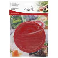CAN CENTRAL silicone lid EW Ø100mm red pack of 12