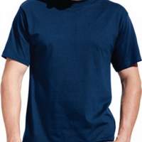 Men's premium t-shirt size XXL navy 100% cotton, 180g/m