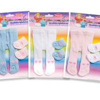 Doll tights / stockings, size 35 - 46 cm, sorted, 1 piece
