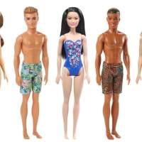 Mattel Barbie Beach Dolls Assorted, 1 piece