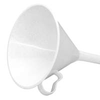 WACA funnel with handle 15cm granite/white plastic pack of 5