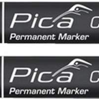 Permanent marker black 1-4 mm, 10 pieces