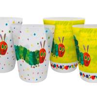 GEDA drinking cup Caterpillar Nimmers. set of 4
