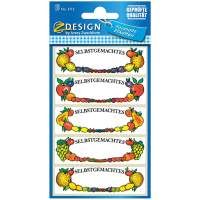 AVERY ZWECKFORM household labels fruit, 15x10 = 150 labels