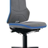 Arbeitsdrehstuhl Neon m. Rollen/Keder blau Supertec Sitz-H.450-620 mm
