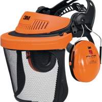Face/ear protection combination G5V5CH51 orange SNR 26dB PELTOR EN352-1/3