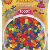 HAMA beads transparent NEON 1000 pieces, 1 bag
