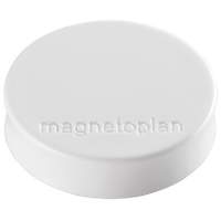 magnetoplan Magnet Ergo Medium 1664000 30mm white 10 pieces/pack.