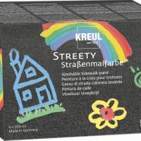 KREUL Streety Straßenmalfarbe 6er Set 200ml