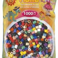 HAMA beads COLORFUL 1000 pieces, 1 bag