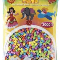 HAMA beads pastel mixed 3,000 pieces, 1 bag