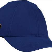 Bump cap dark blue 100% CO Ku. shell inside