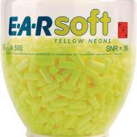 Ear plugs Soft Yellow Neon refill dispenser z.Art.Nr.4000370999,500pcs.