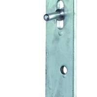 Sliding door roller with bracket, length: 419 mm, Ø 90 mm, 50 kg