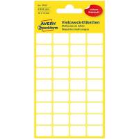 AVERY ZWECKFORM multi-purpose labels 18x12xmm white 2160 pieces