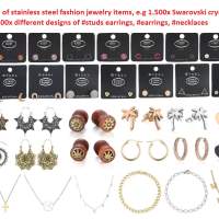 20.000x joyas de moda hechas de acero inoxidable, incluidos aretes con Swarovski Elements, aretes y collares de Tribal Spirit