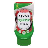 Ajvar Squeeze Mild, Mild Vegetable Seasoning Paste (1 x 310 g tube) 6X310g/ml = Karton